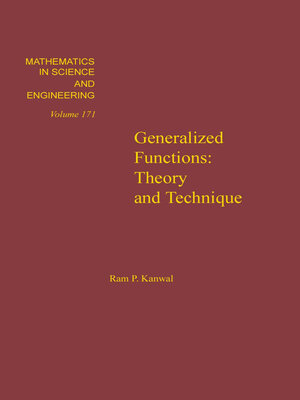cover image of Generalized Functions